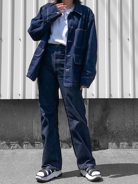 「UNIQLO（ユニクロ）のアイテム（ブルゾン）」を使った、Yurinaさん（レディース・165cm）の春コーディネート