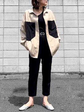 「SEVENDAYS=SUNDAY（セブンデイズサンデイ）のアイテム」を使った、Yurinaさん（レディース・165cm）の春コーディネート