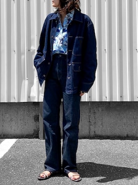 「UNIQLO（ユニクロ）のアイテム（ブルゾン）」を使った、Yurinaさん（レディース・165cm）の春コーディネート