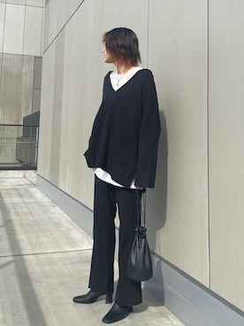 「Honey Salon（ハニーサロン）のアイテム」を使った、Yurinaさん（レディース・165cm）の秋コーディネート