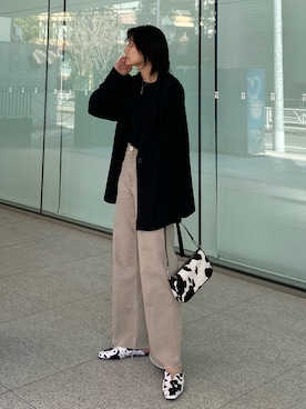 「ZARA（ザラ）のアイテム（その他アウター）」を使った、Yurinaさん（レディース・166cm）の春コーディネート