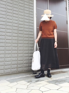 na.さん（レディース・160cm）の秋コーディネート