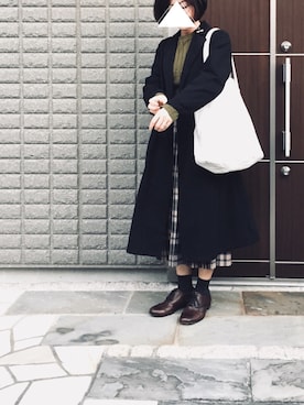 「ninon（ニノン）のアイテム（アクセサリー）」を使った、na.さん（レディース・160cm）の秋コーディネート