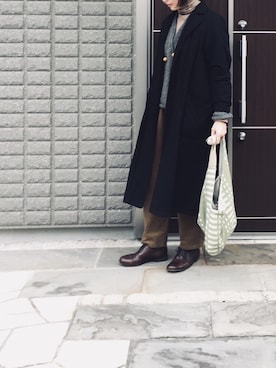 「Mond（モント）のアイテム」を使った、na.さん（レディース・160cm）の冬コーディネート