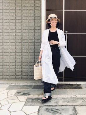 「saami crafts（サーミクラフト）のアイテム」を使った、na.さん（レディース・160cm）の夏コーディネート