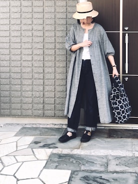 「BERRETTA（ベルレッタ）のアイテム」を使った、na.さん（レディース・160cm）の夏コーディネート