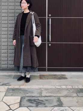 na.さん(レディース・160cm)の冬コーディネート