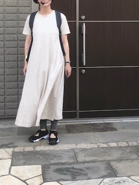 「STANDARD SUPPLY（スタンダードサプライ）のアイテム」を使った、na.さん（レディース・160cm）の夏コーディネート