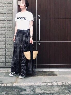 「nicholson and nicholson（ニコルソンアンドニコルソン）のアイテム」を使った、na.さん（レディース・160cm）の夏コーディネート