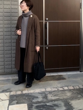 「小菅幸子（コスゲサチコ）のアイテム」を使った、na.さん（レディース・160cm）の冬コーディネート