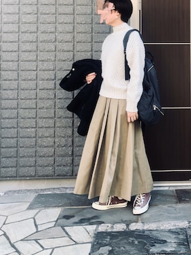 na.さん(レディース・160cm)の冬コーディネート