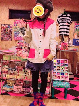「ROLLING CRADLE（ローリングクレイドル）のアイテム」を使った、Juuunco.さん（レディース・155cm）の冬コーディネート