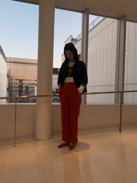 「TIMEX（タイメックス）のアイテム」を使った、MOTOCHIKAさん（レディース・168cm）の春コーディネート