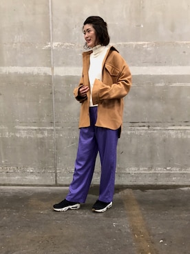 MOTOCHIKAさん（レディース・168cm）の冬コーディネート