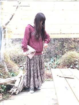 「panaji（パナジ）のアイテム」を使った、chupiさん（レディース・154cm）の冬コーディネート