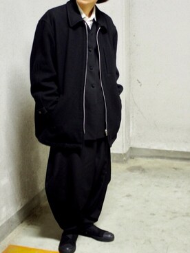 麺類さん(メンズ・168cm)の冬コーディネート