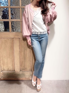 miyaさん（レディース・157cm）の春コーディネート