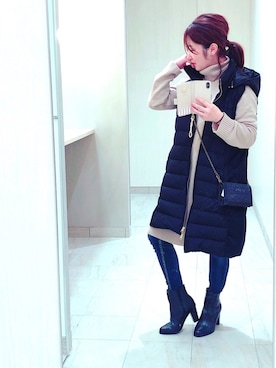 「NOMBRE IMPAIR（ノンブルアンペール）のアイテム（ワンピース/ドレス）」を使った、oten¨̮❁さん（レディース・152cm）の冬コーディネート