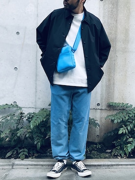 「KUBERA 9981（クベラ）のアイテム」を使った、bebeさん（メンズ・173cm）の冬コーディネート