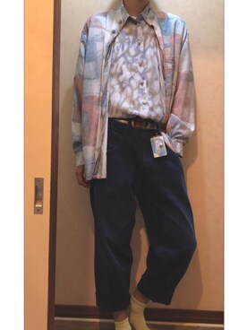 「SELEN」｜WACA.さん（メンズ・183cm）の秋コーディネート