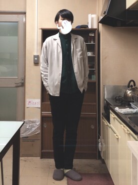 「SELEN」｜WACA.さん（メンズ・183cm）の冬コーディネート