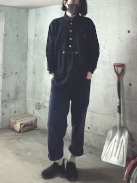 「L.L.Bean（エルエルビーン）のアイテム（スリッポン）」を使った、WACA.さん（メンズ・183cm）の秋コーディネート