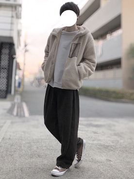 「classicalelf（クラシカルエルフ）のアイテム（ブルゾン）」を使った、Tatuさん（メンズ・171cm）の冬コーディネート
