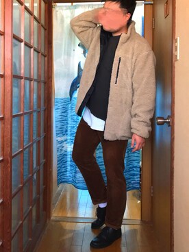 「アイテム（ブルゾン）」を使った、あっちゃんさん（メンズ・169cm・10代）の冬コーディネート