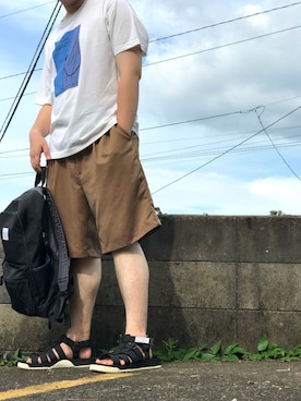 「SPRUCE（スプルース）のアイテム」を使った、あっちゃんさん（メンズ・169cm）の夏コーディネート