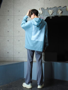 「G.O.C（ジーオーシー）のアイテム（パーカー）」を使った、たくまさん（メンズ・174cm）の夏コーディネート