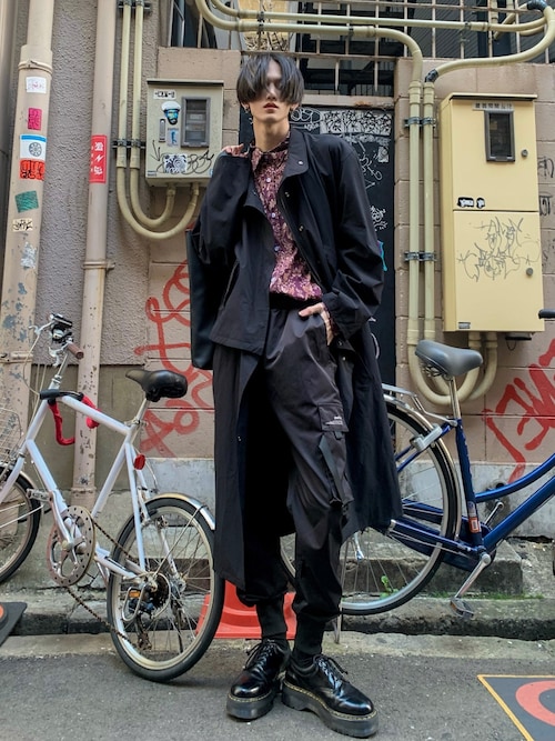 モッズコートを使ったメンズ人気ファッションコーディネート Sciaky