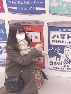 「アイテム（ステンカラーコート）」を使った、🍁さん（レディース・153cm・20代）の春コーディネート