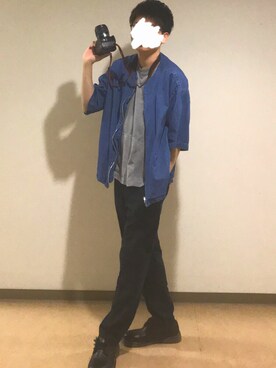 「WEGO（ウィゴー）のアイテム（その他トップス）」を使った、🍁kazu🍁さん（メンズ・166cm）の春コーディネート