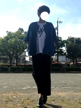 「Dr. Martens（ドクターマーチン）のアイテム（パンプス）」を使った、🍁kazu🍁さん（メンズ・166cm）の春コーディネート