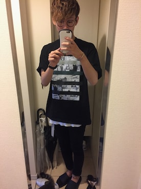「アイテム（バングル/リストバンド）」を使った、RYUJIさん（メンズ・173cm・20代）の夏コーディネート