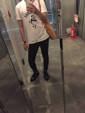 「アイテム（バングル/リストバンド）」を使った、RYUJIさん（メンズ・173cm・20代）の夏コーディネート