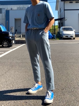 「Neutralcolor（ニュートラルカラー）のアイテム」を使った、エゴさん（メンズ・160cm）の春コーディネート