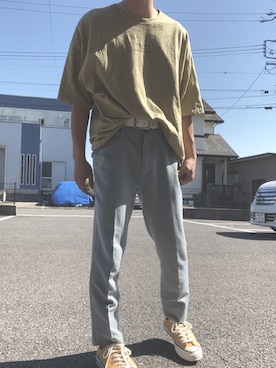 「Neutralcolor（ニュートラルカラー）のアイテム」を使った、エゴさん（メンズ・160cm）の夏コーディネート