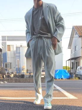 エゴさん（メンズ・160cm）の夏コーディネート