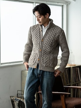 「その他セレクト（ソノタセレクト）のアイテム」を使った、wa-taさん（メンズ・176cm）の冬コーディネート