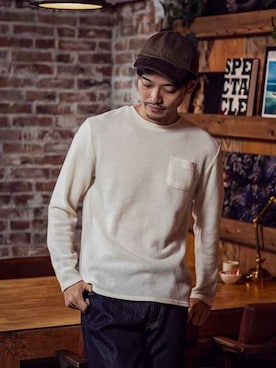 「その他セレクト（ソノタセレクト）のアイテム」を使った、wa-taさん（メンズ・176cm）の冬コーディネート