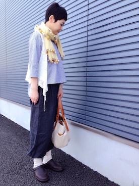 「style+confort（スティールエコンフォール）のアイテム」を使った、kcocoronさん（レディース・160cm）の春コーディネート