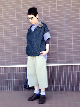 「La TOTALITE（ラトータリテ）のアイテム」を使った、kcocoronさん（レディース・160cm）の夏コーディネート