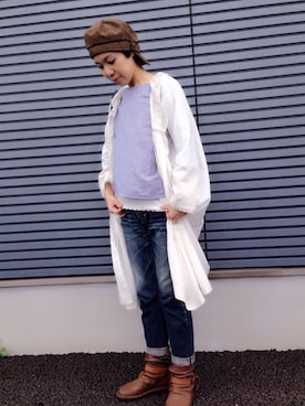 「style+confort（スティールエコンフォール）のアイテム」を使った、kcocoronさん（レディース・160cm）の秋コーディネート