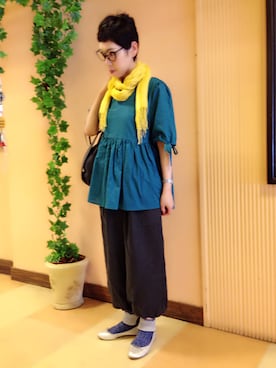 「style+confort（スティールエコンフォール）のアイテム」を使った、kcocoronさん（レディース・160cm）の秋コーディネート