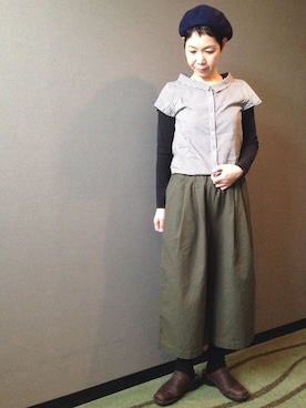 「style+confort（スティールエコンフォール）のアイテム」を使った、kcocoronさん（レディース・160cm）の秋コーディネート