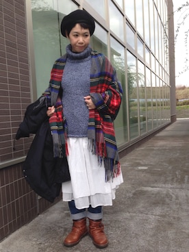 「alacrity（アラクリティー）のアイテム」を使った、kcocoronさん（レディース・160cm）の秋コーディネート