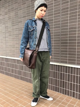 「HONORE（オノレ）のアイテム」を使った、kcocoronさん（レディース・160cm）の春コーディネート