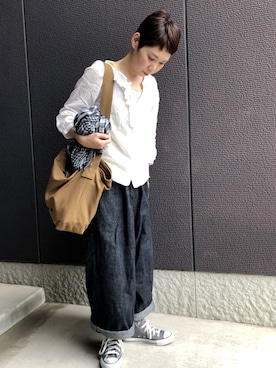 「style+confort（スティールエコンフォール）のアイテム」を使った、kcocoronさん（レディース・160cm）の秋コーディネート