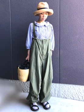 「HONORE（オノレ）のアイテム」を使った、kcocoronさん（レディース・160cm）の秋コーディネート